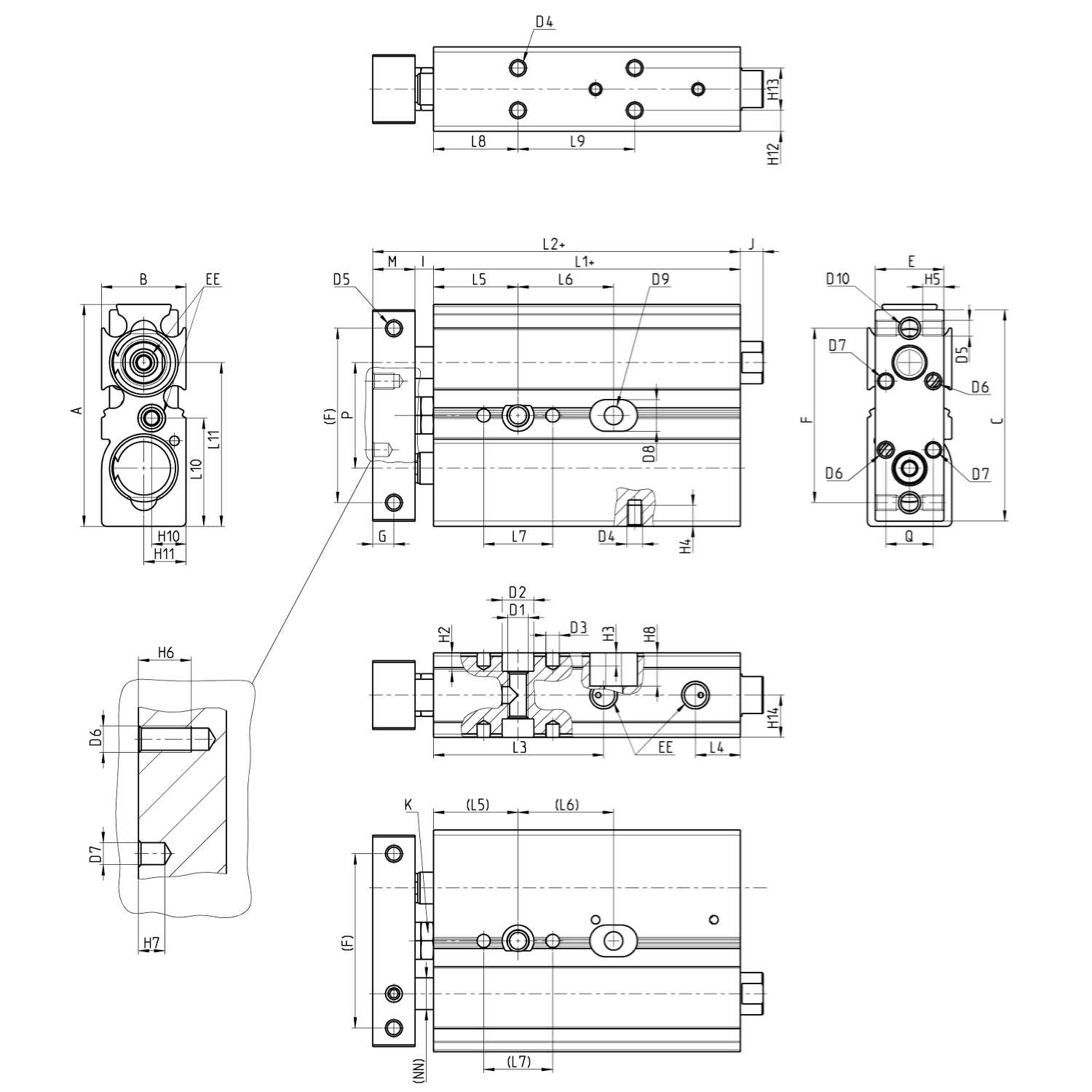 Xylanh series QX