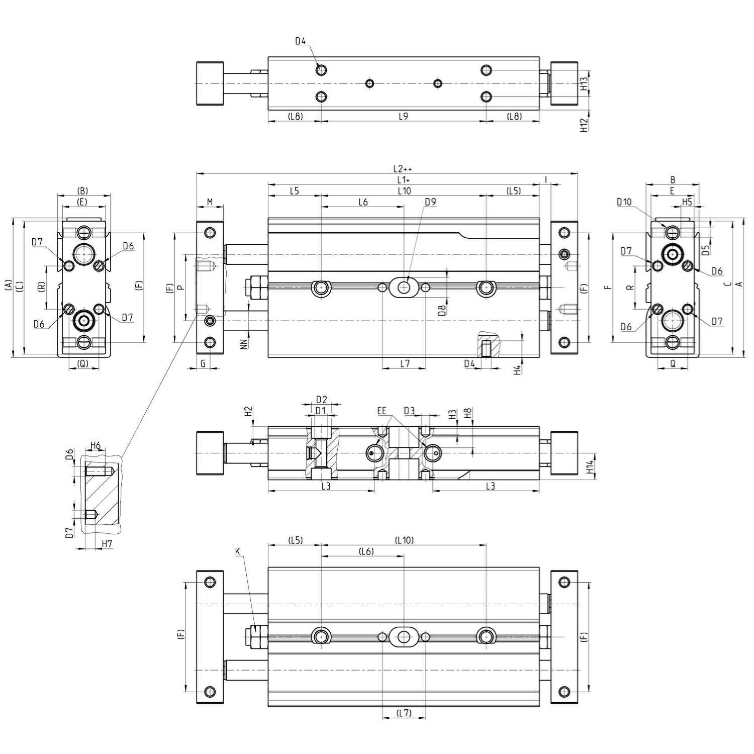 Xylanh series QX